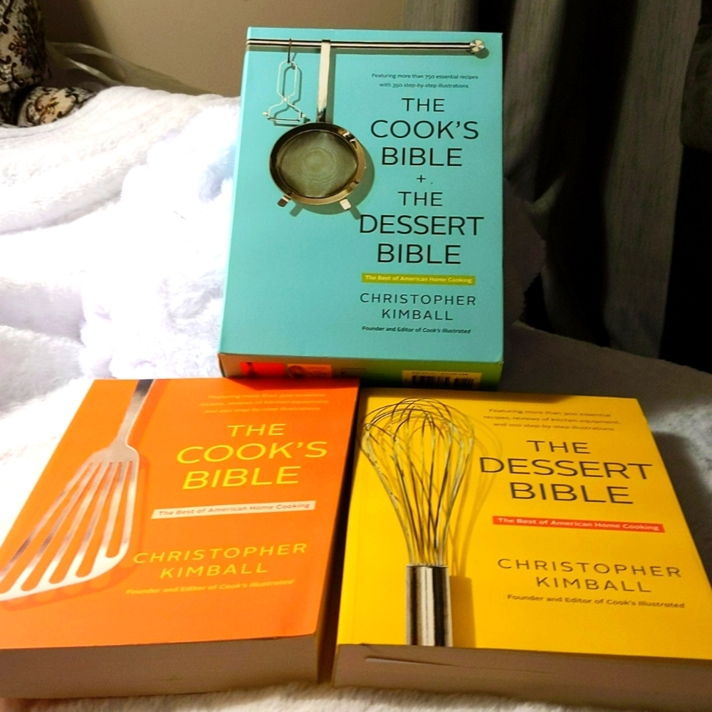 The Cook's Bible & The Dessert Bible by Christopher Kimball